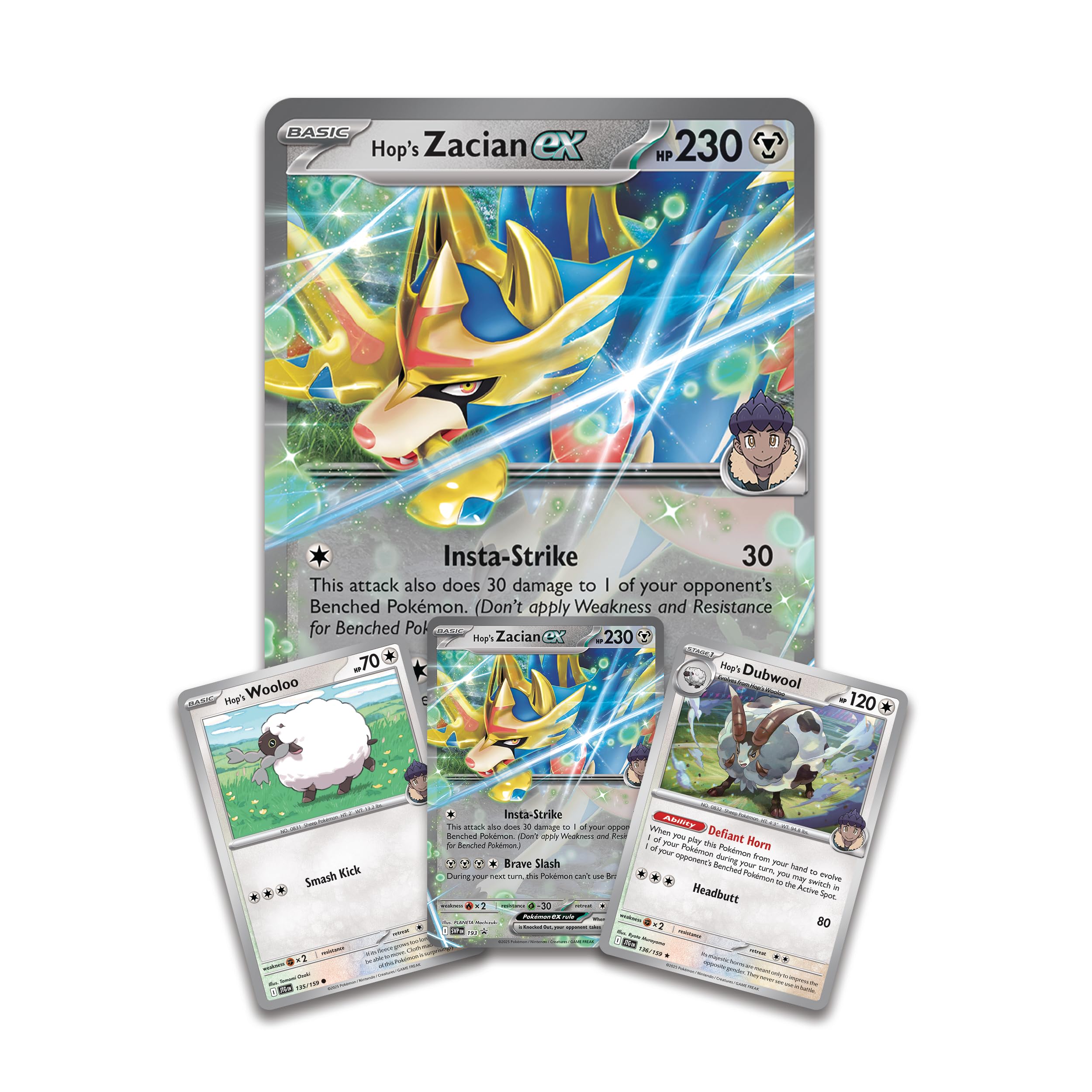 Pokemon TCG: Hop’s Zacian ex Box – Sacred Realm